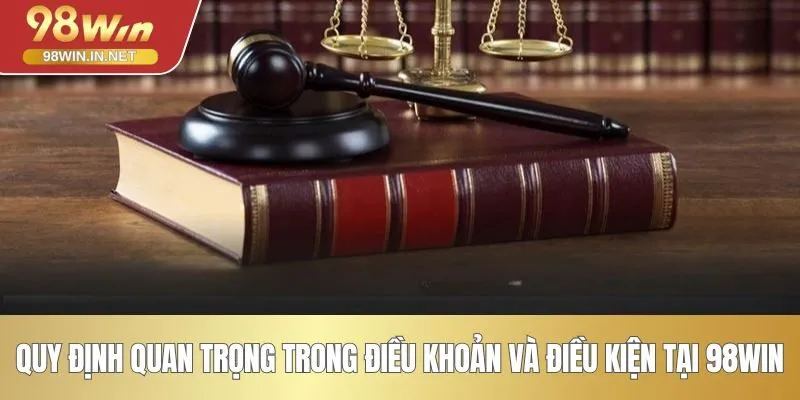 Quy định quan trọng trong điều khoản và điều kiện tại 98WIN